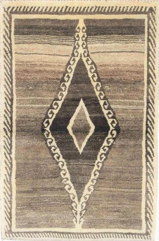 Gabbeh Tappeto 160x110 (Iran) Annodato A Mano
