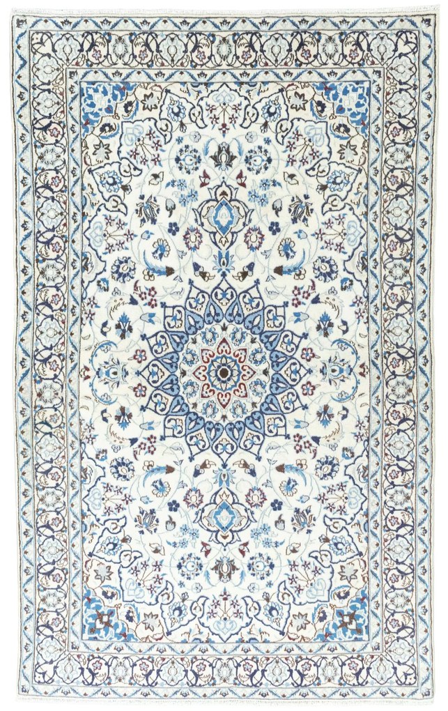 Nain Tappeto persiano 210x130 Beige (Iran) Annodato A Mano