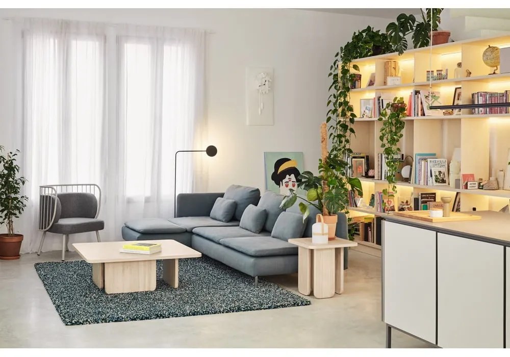 Tavolo da conferenza con impiallacciatura in frassino Arq - Teulat