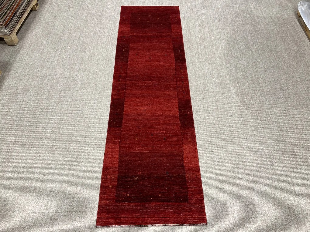Loribaft Tappeto persiano 80x290 Rosso (Iran) Annodato A Mano