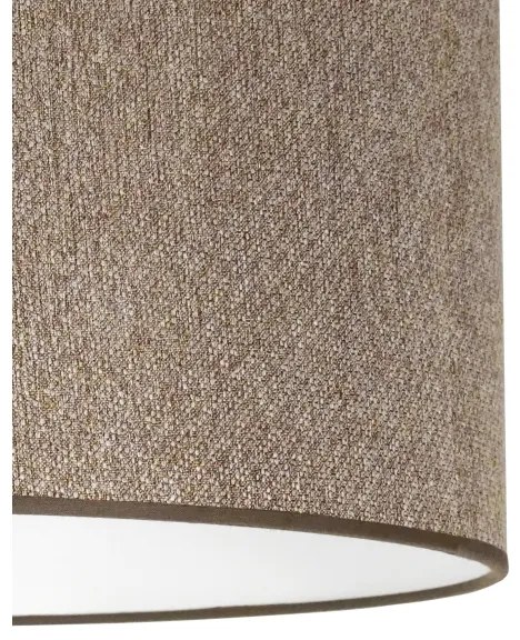 Duolla - Lampadario a plafone ROLLER ECO RECYCLING 1xE27/15W/230V diametro 45 cm marrone