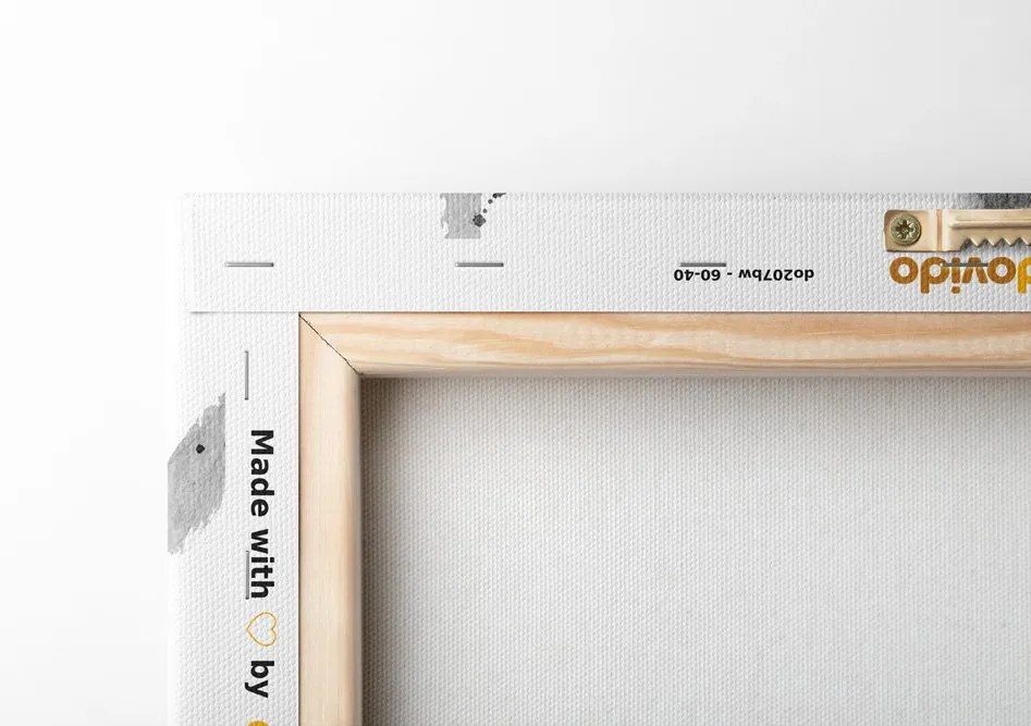 Stampa su tela – Tulipani stupendi in bianco e nero in versione interessante