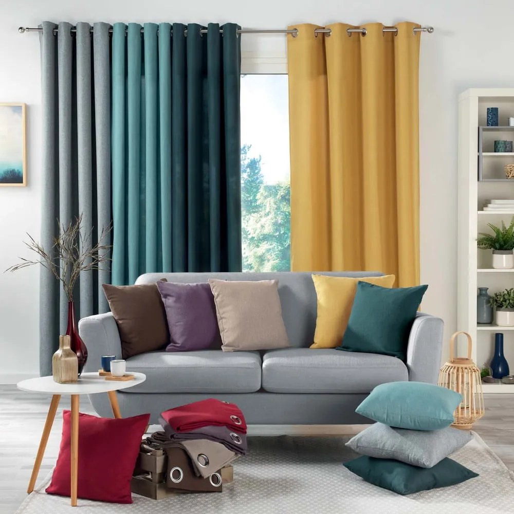 Tenda blu 140x280 cm Meliane - douceur d'intérieur