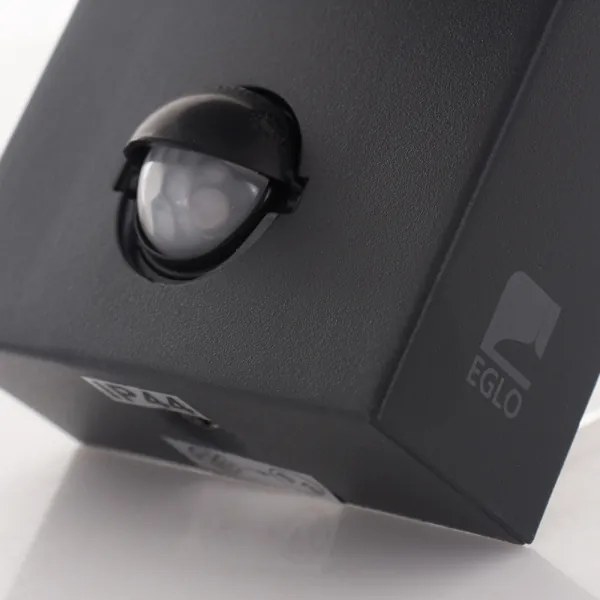 Eglo 97451 - Applique da esterno con sensore CALDIERO 1xE27/10W/230V IP44