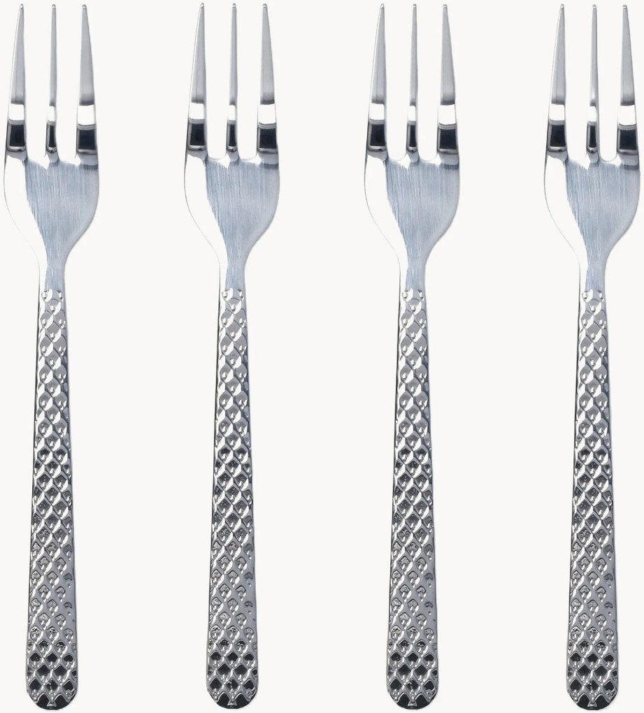 Set di 4 forchette da dessert Rhombe