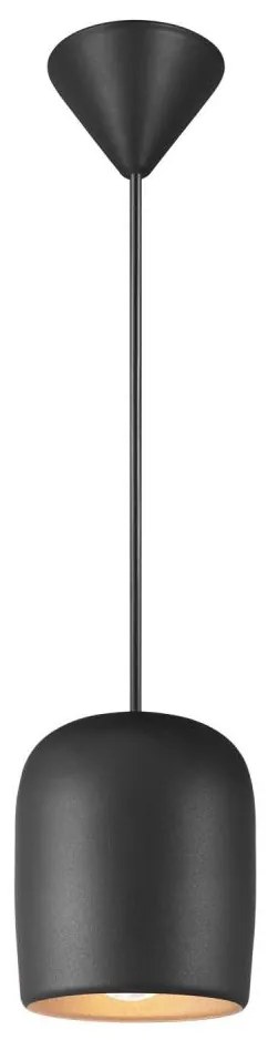 Nordlux - Lampadario a sospensione con filo NOTTI 1xE27/25W/230V nero