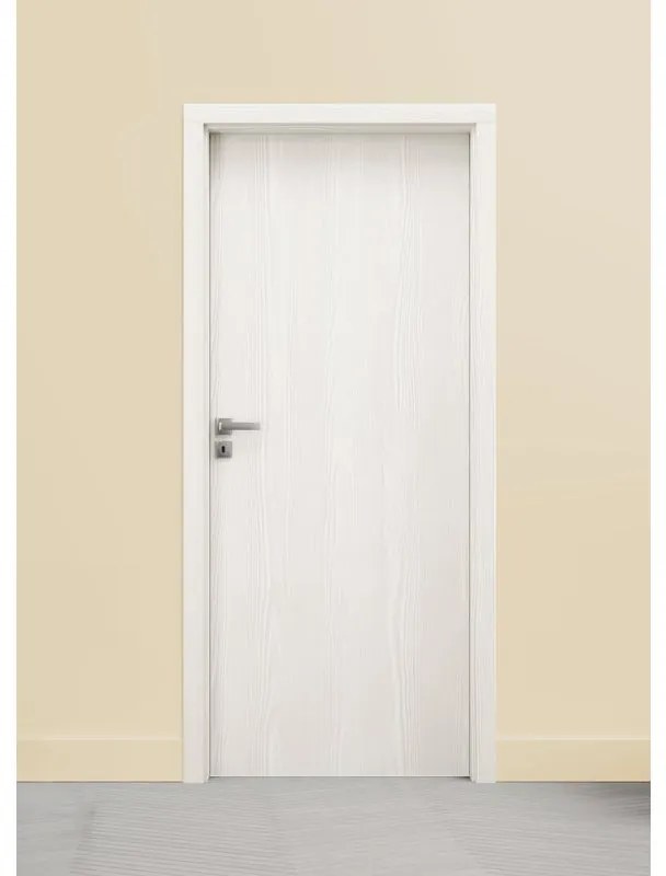 Porta battente Jam bianco venato L 70 x H 210 cm reversibile