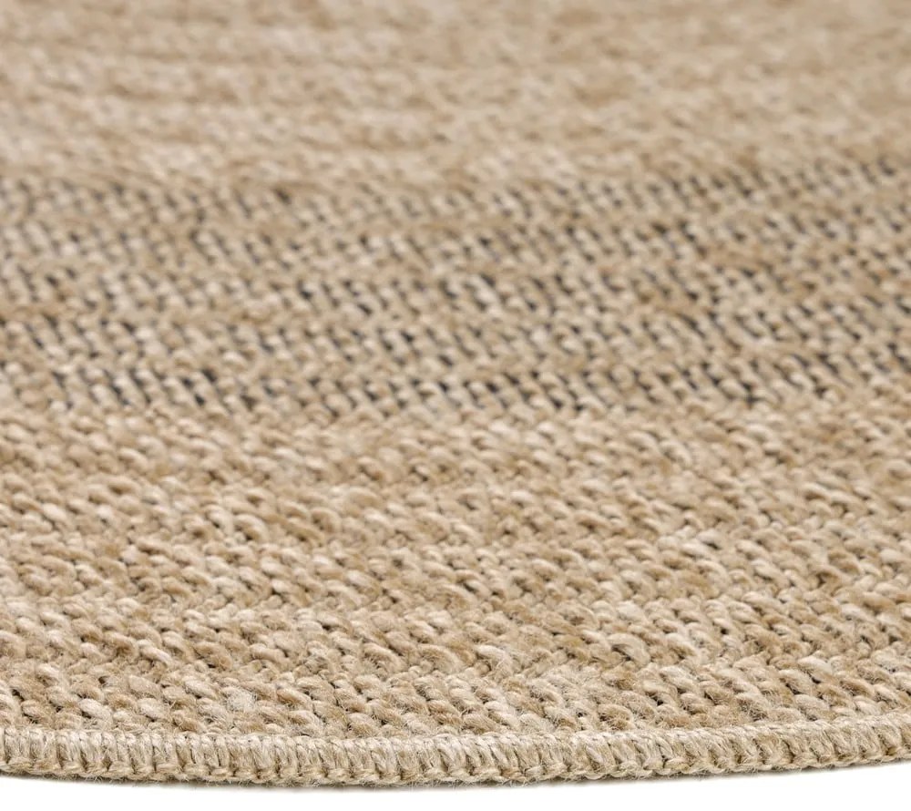 Tappeto rotondo per esterni nero e beige ø 160 cm Comilla - Ayyildiz Carpets