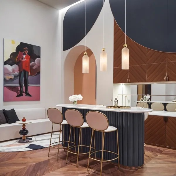 Maytoni MOD302PL-01W - Lampadario a sospensione con filo ANTIC 1xE14/40W/230V oro/bianco