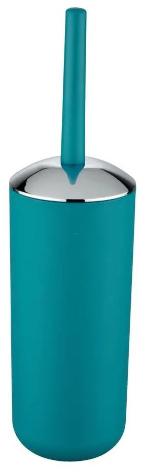WENKO 21225100 - Scopino WC BRASIL 10x37 cm turchese/cromo lucido