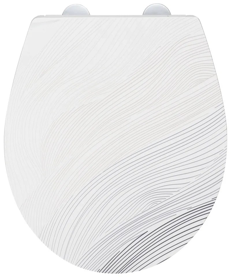 Sedile WC con chiusura Easy-Close (automatica) 38 x 44,5 cm Menin – Wenko