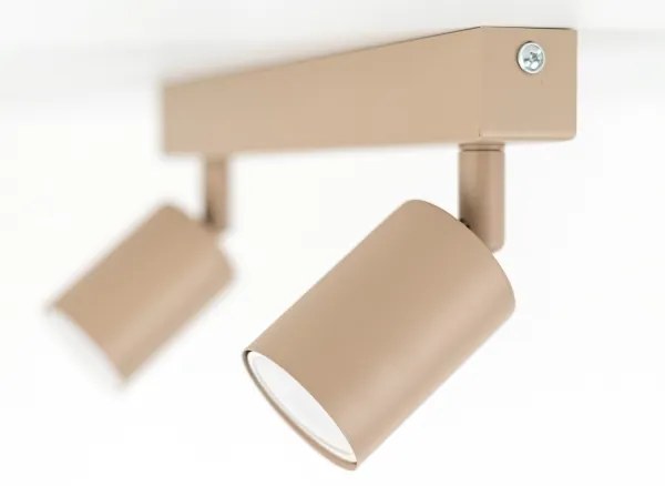 Faretto NEX 2xGU10/10W/230V beige