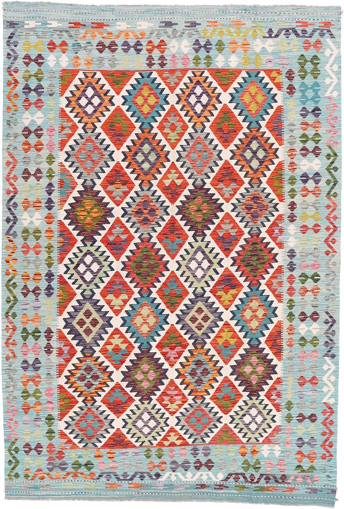 Kilim Tappeto 300 x 210 (Pakistan) Tessuto A Mano