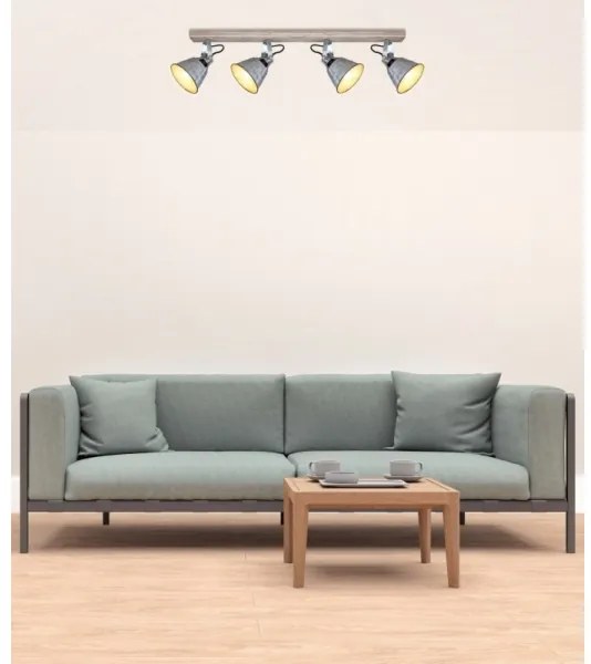 Globo 15366Z-4 - Faretto GÜNTHER 4xE27/60W/230V