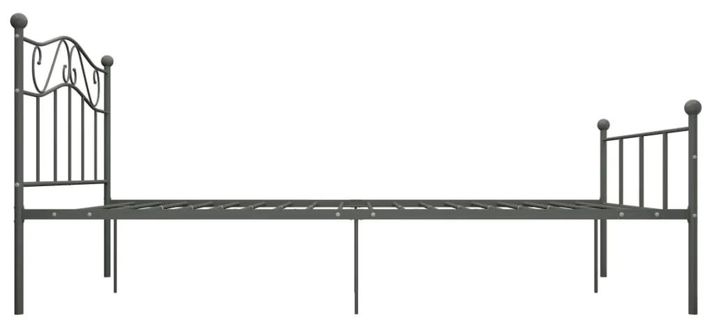 Giroletto grigio in metallo 140x200 cm