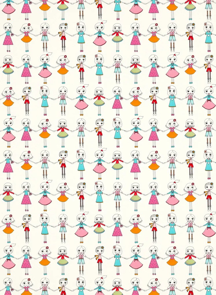 Harlequin Carta da parati Best of Friends - Neutral/ Multi