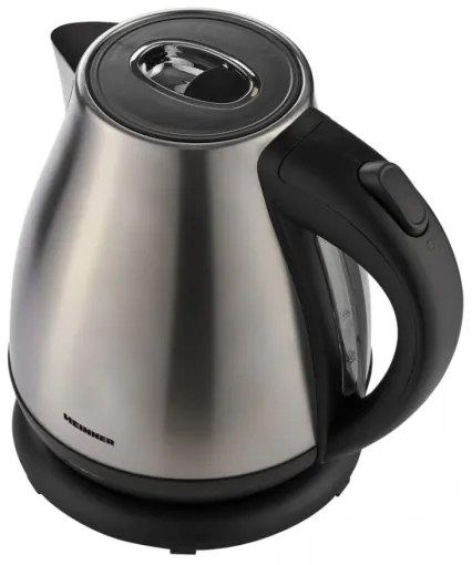 Heinner HEK-17IX - Bollitore elettrico 1,7 l 2200 W/230 V cromo opaco/nero