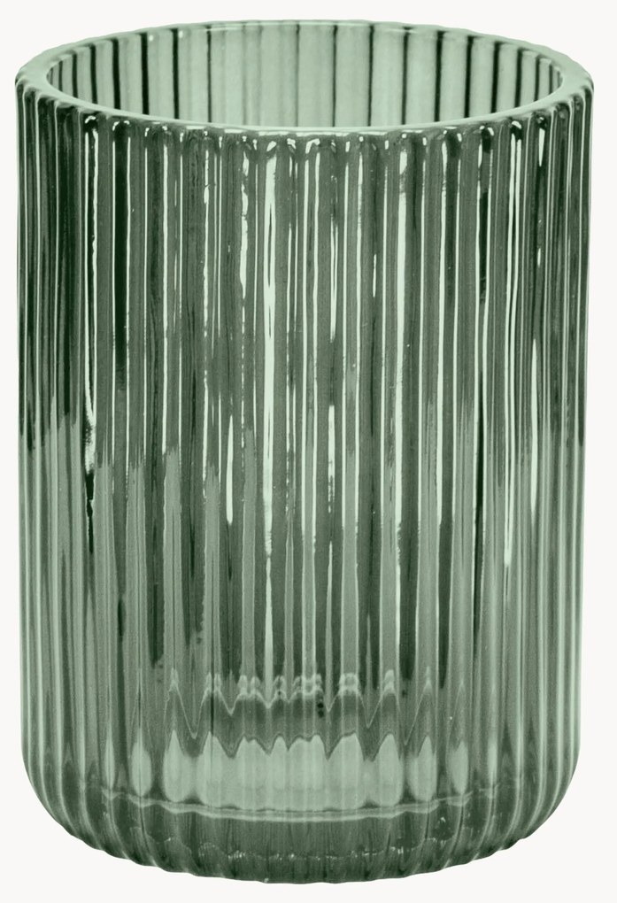 Porta spazzolini in vetro Antoinette