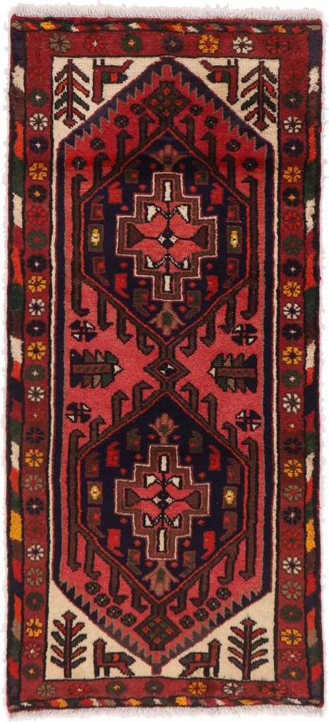 Hamedan Tappeto persiano 70x160 (Iran) Annodato A Mano