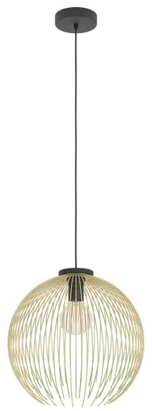 Eglo 901003 - Lampadario a sospensione con filo VENEZUELA 1xE27/40W/230V oro