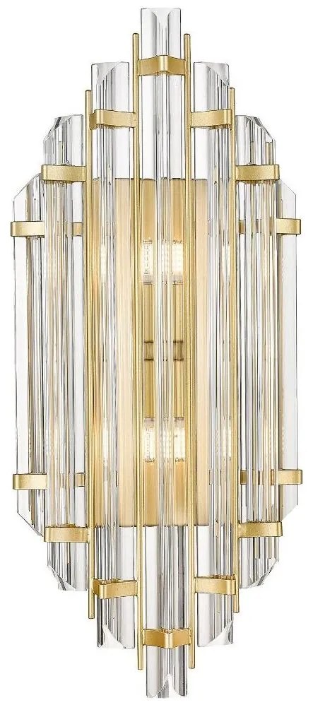 Zuma Line 003064-024601 - Lampada da parete ALEXANDRIA 2xG9/42W/230V dorata