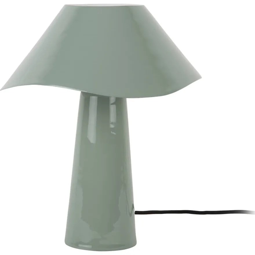 Lampada da tavolo color salvia (altezza totale 33 cm) Ameno – Leitmotiv
