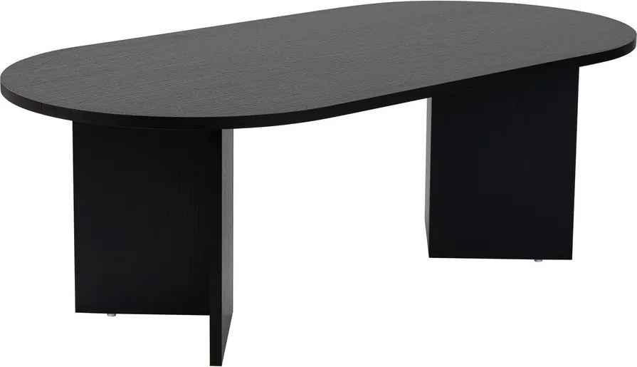 Tavolino da salotto nero opaco 60x119 cm Sable – Kalune Design