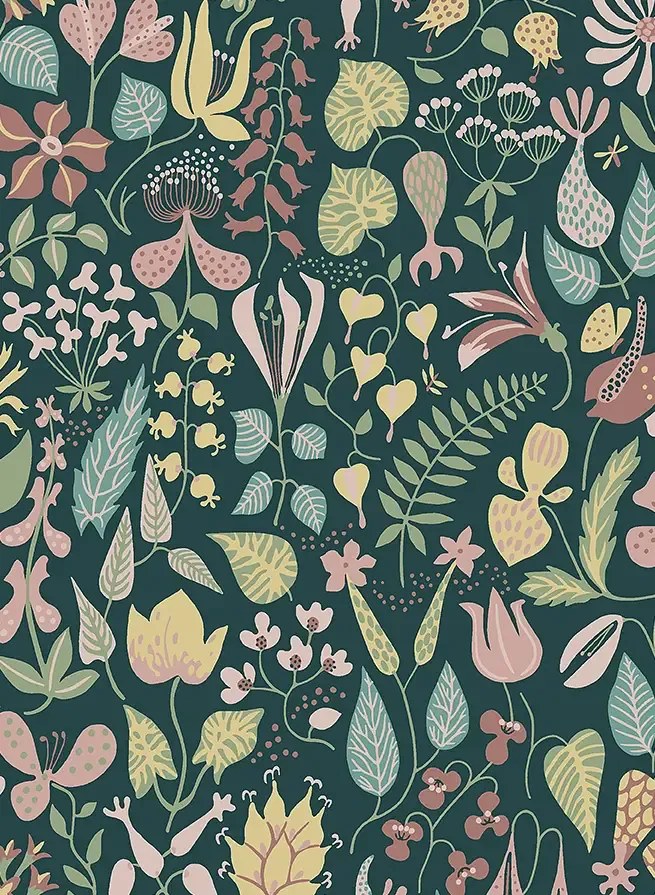BoråsTapeter Carta da parati Herbarium - 1976