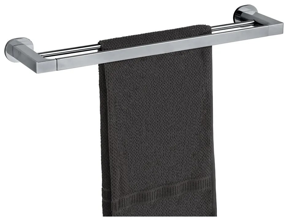 Porta asciugamani autoportante in acciaio inox argento lucido Maribor - Wenko