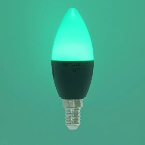 Retlux - Lampadina LED RGBW dimmerabile C37 E14/4,5W/230V 2700-6500K Wi-Fi Tuya