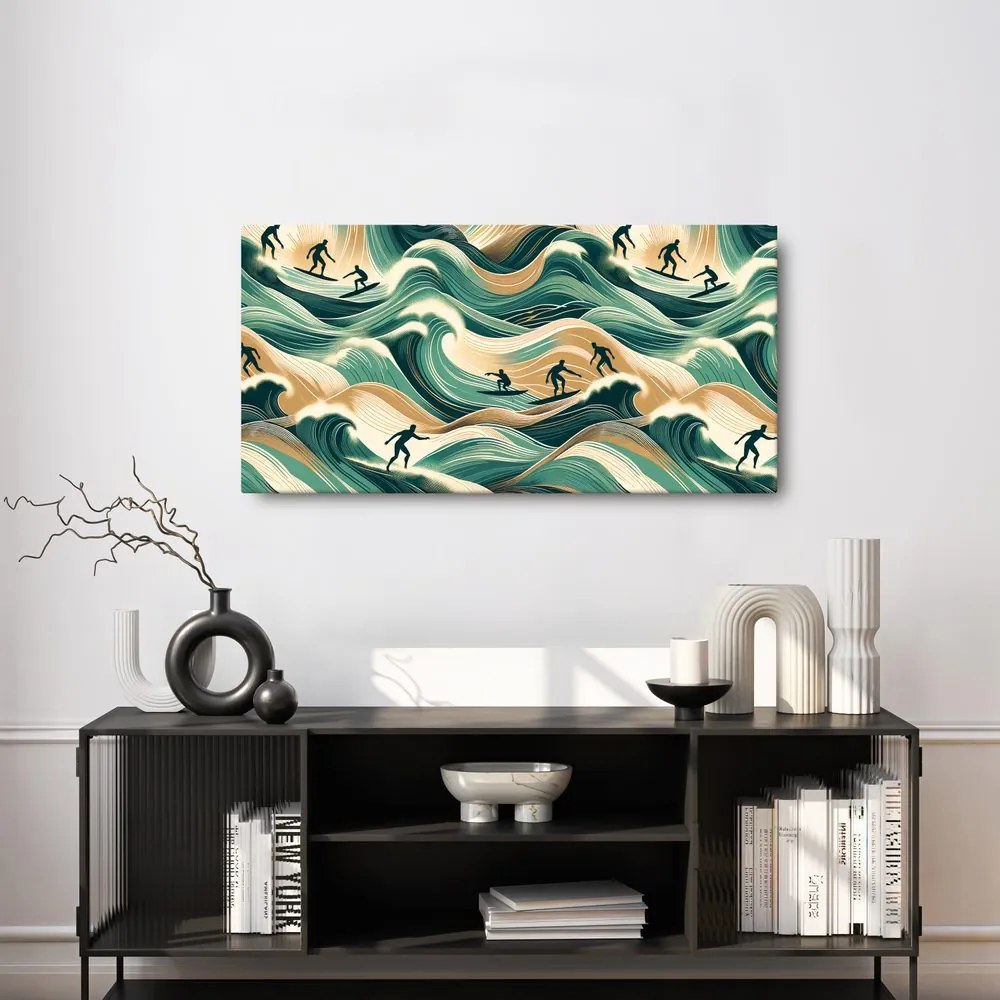Quadro su tela – Sport sulle onde dell’oceano