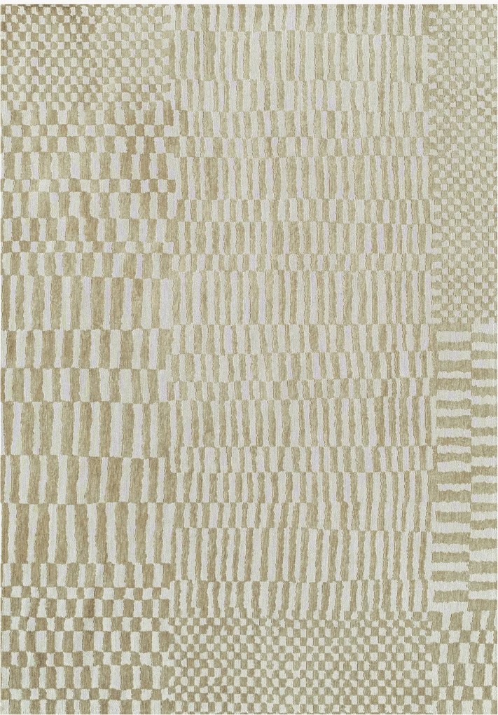 Tappeto jacquard lavabile da interno-esterno Berber