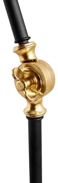 Lampada da terra flessibile AYD 1xE27/40W/230V nera