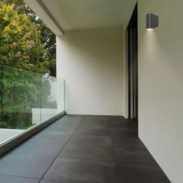 Rabalux 8118 - Applique da esterno PHOENIX 1xGU10/10W/230V IP54 grigio