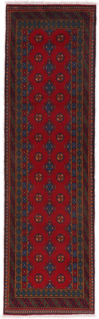 Afghan Tappeto 80x290 (Afghanistan) Annodato A Mano
