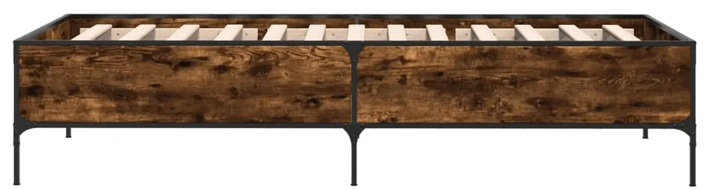 Giroletto rovere fumo 90x190 cm in legno multistrato e metallo