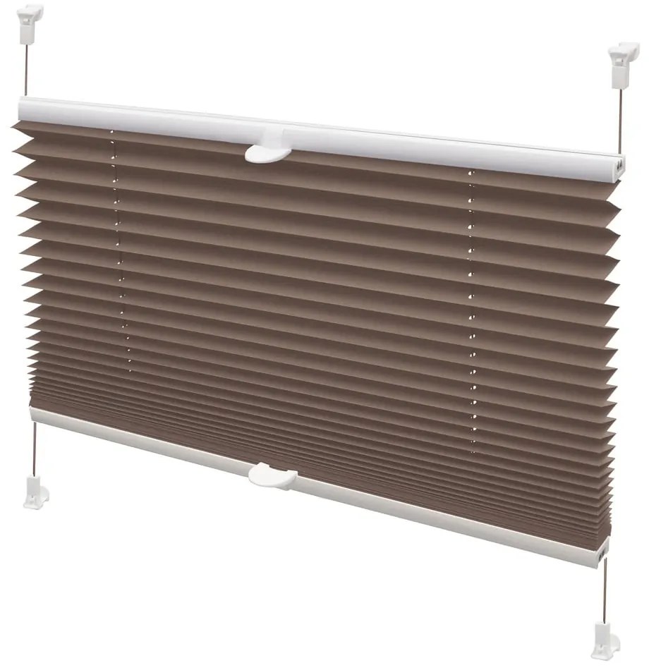 Tenda a pacchetto marrone 42,5x150 cm Plisé Verona – Gardinia