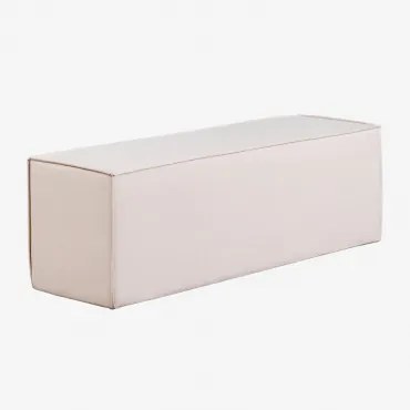 Panca in lino Beniel Beige Lino - Sklum