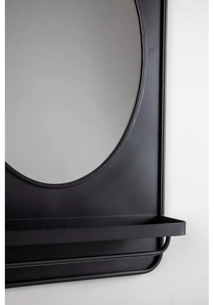 Specchio da parete con mensola 50x80 cm Pascal - White Label