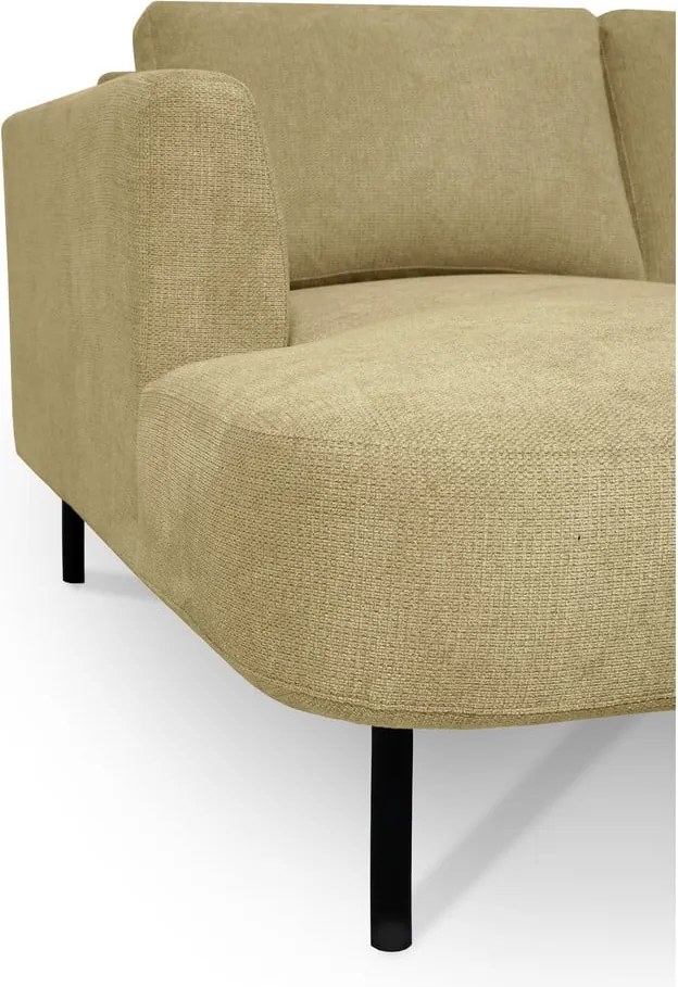 Divano angolare giallo ocra (angolo destro/"U") Hero - Scandic