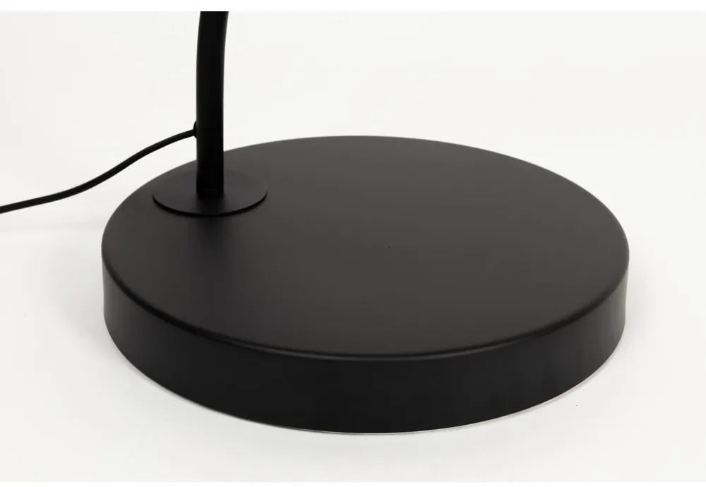 Lampada da terra nera con paralume in tessuto (altezza 220 cm) Martine - White Label