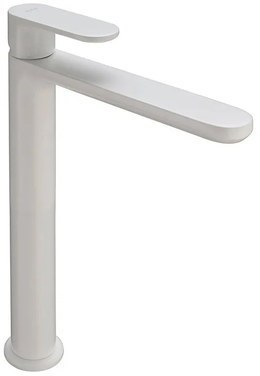 Rubinetto per lavabo Plano bianco opaco HUBER H 24.6 cm