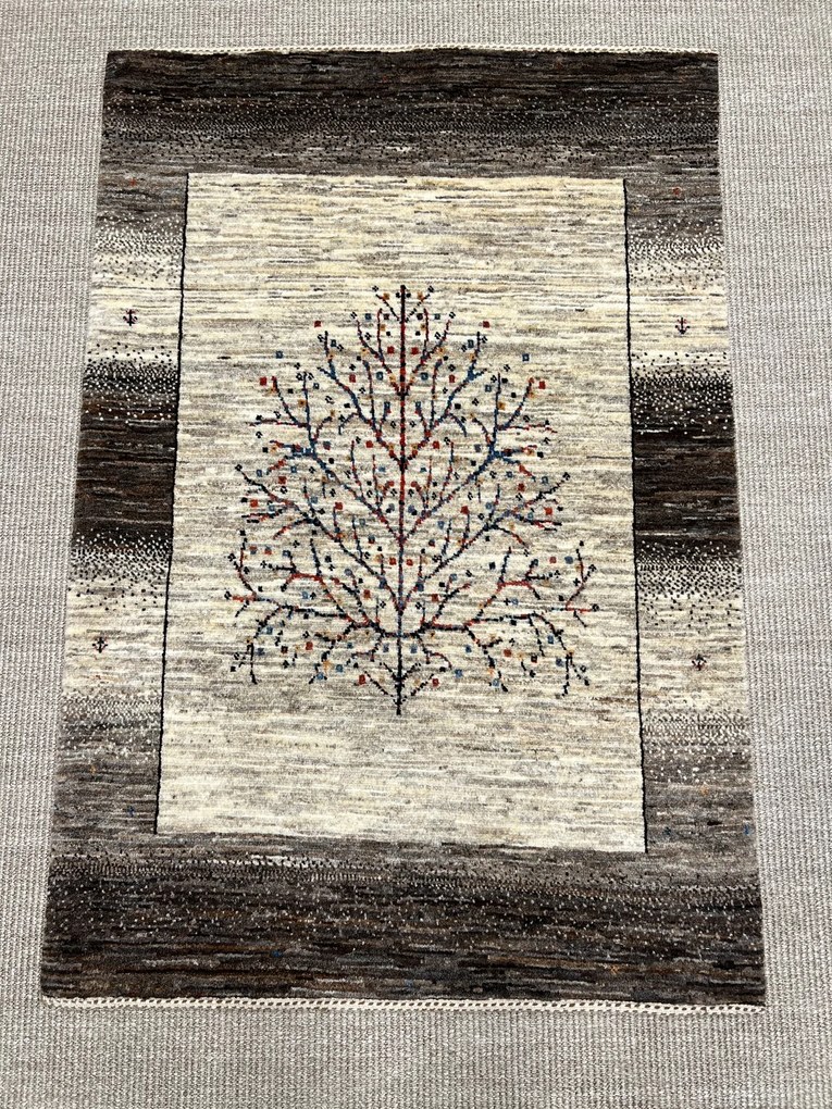 Loribaft Tappeto persiano 90 x 120 Beige (Iran) Annodato A Mano