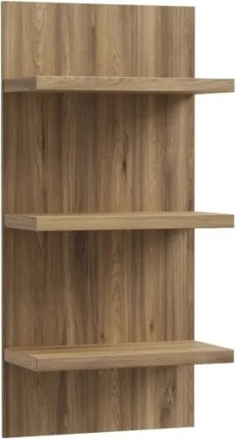 Mensola Verticale 60x30x125 Cm 3 Ripiani Rovere Valencia Lewis