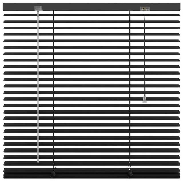 Veneziana Odessa in alluminio, nero 100 x 130 cm, Larghezza lamelle: 25 mm
