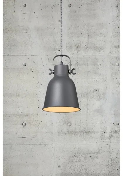 Nordlux - Lampadario a sospensione con filo ADRIAN 1xE27/25W/230V diametro 16 cm antracite