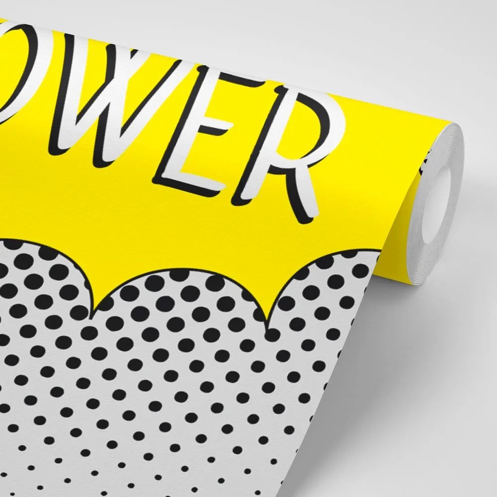 Carta da parati – Scritta pop art – GIRL POWER