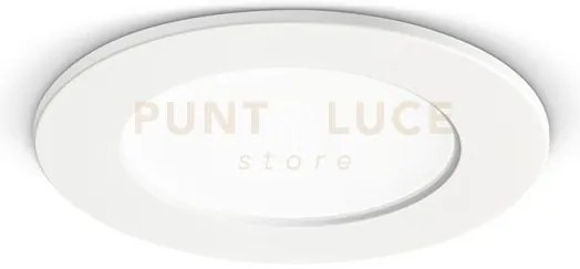 Gfa750n- faretto da incasso bianco a led 4000k 450lm 6w d.12cm