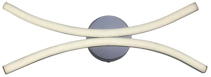 Applique LED neoclassico Anuk grigio IP20, luce bianco naturale 1350 lumen,