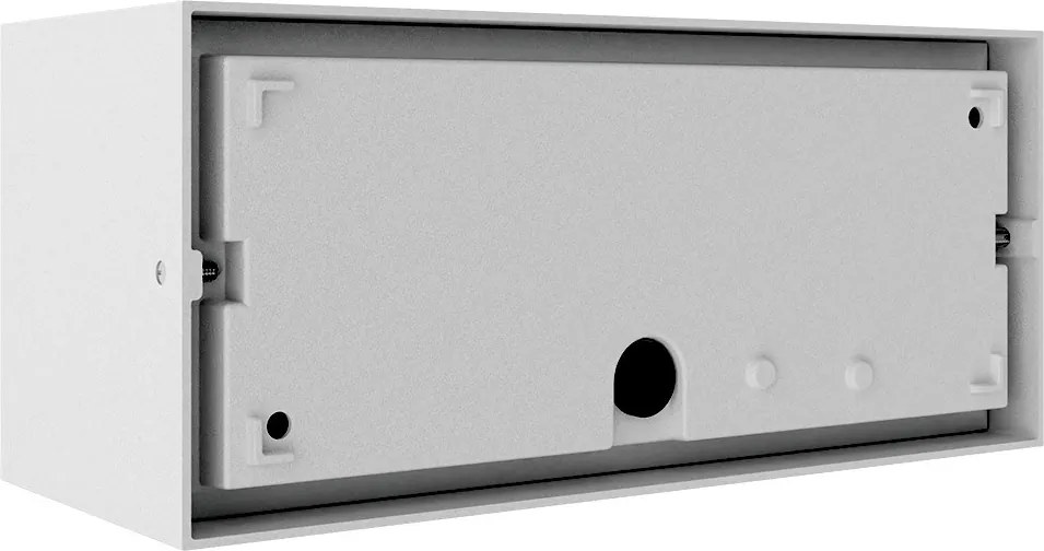 Applique con Sensore Movimento E27 IP65 FLUTE per esterno - Bianca